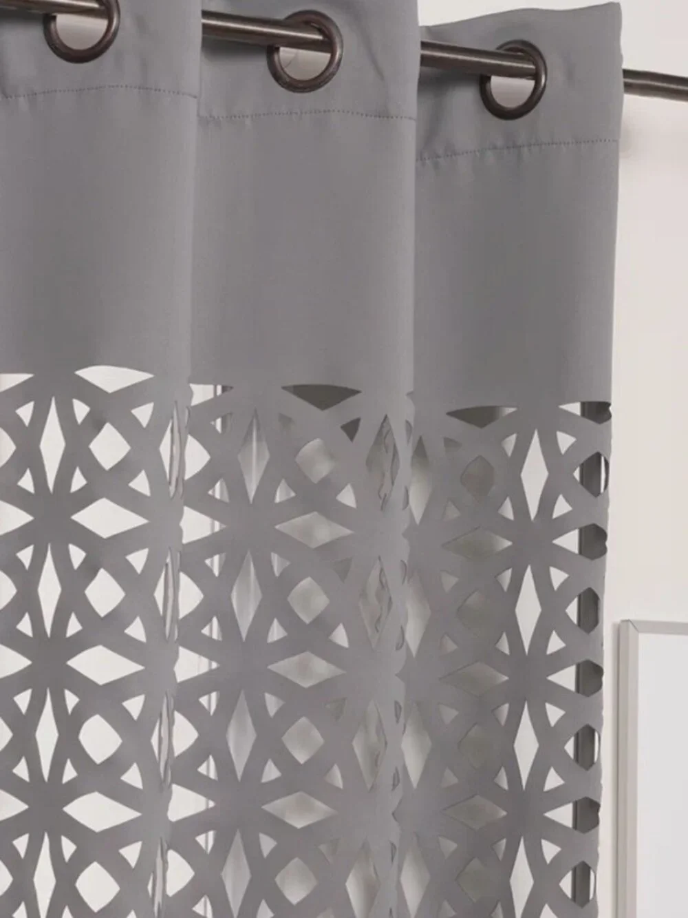 Curtains grey set of 2 New in original package.